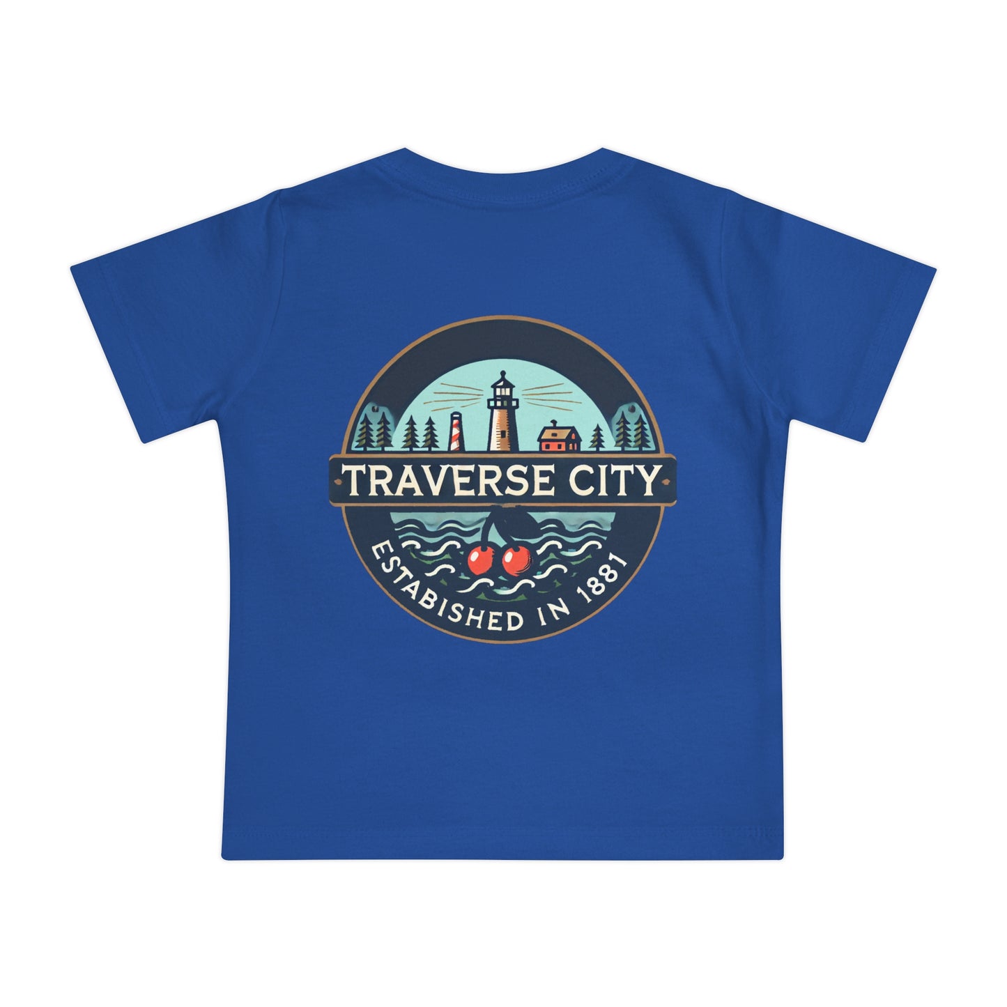 Vintage Traverse City Unisex Baby Short Sleeve T-Shirt