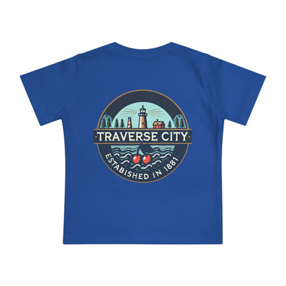 Vintage Traverse City Unisex Baby Short Sleeve T-Shirt