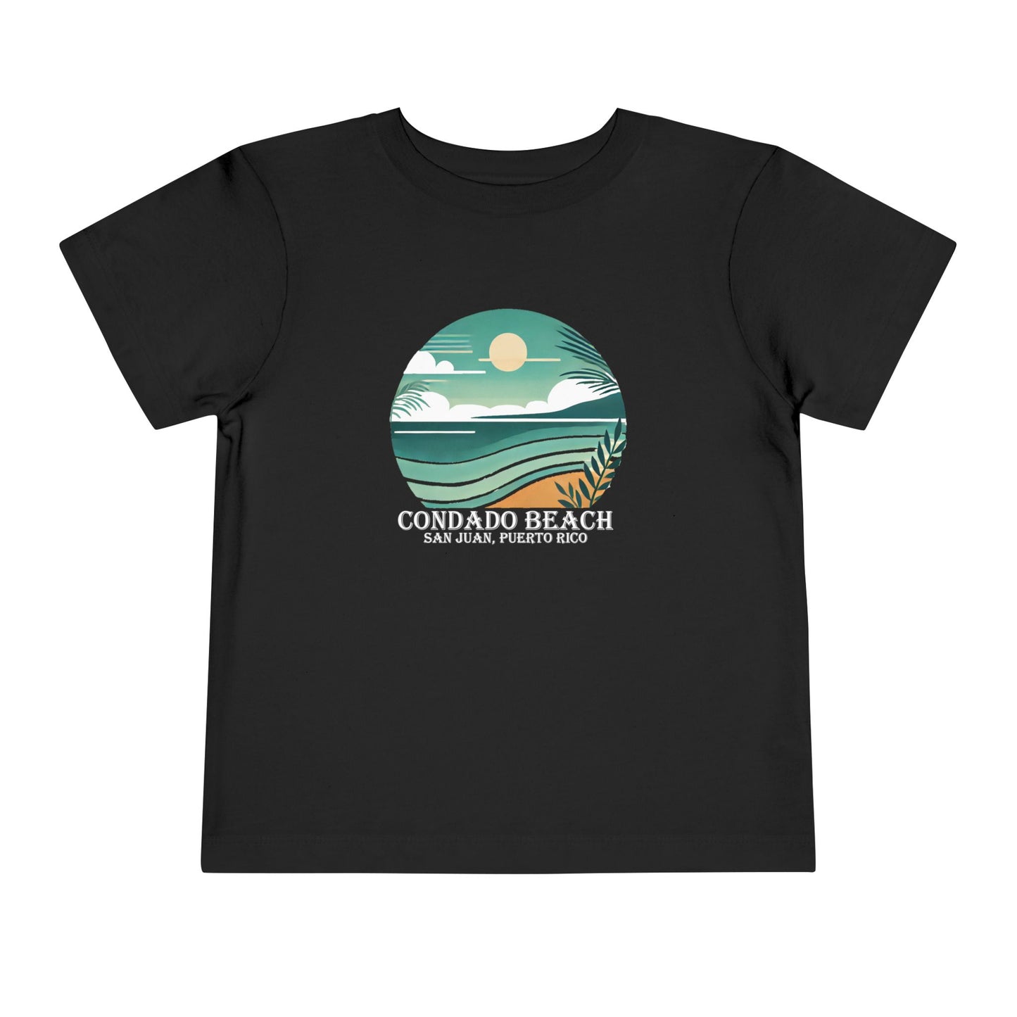 Coastal Vibes Condado Beach Unisex Toddler Short Sleeve Tee