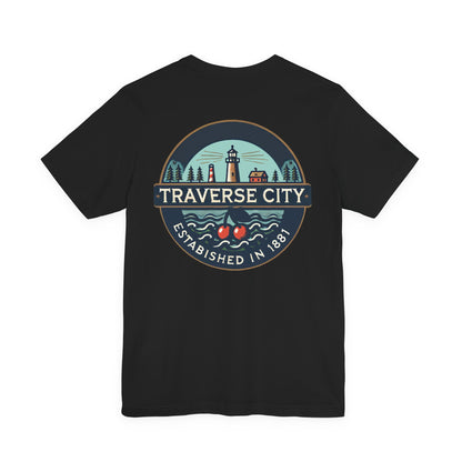 Vintage Traverse City Unisex Jersey Short Sleeve Tee