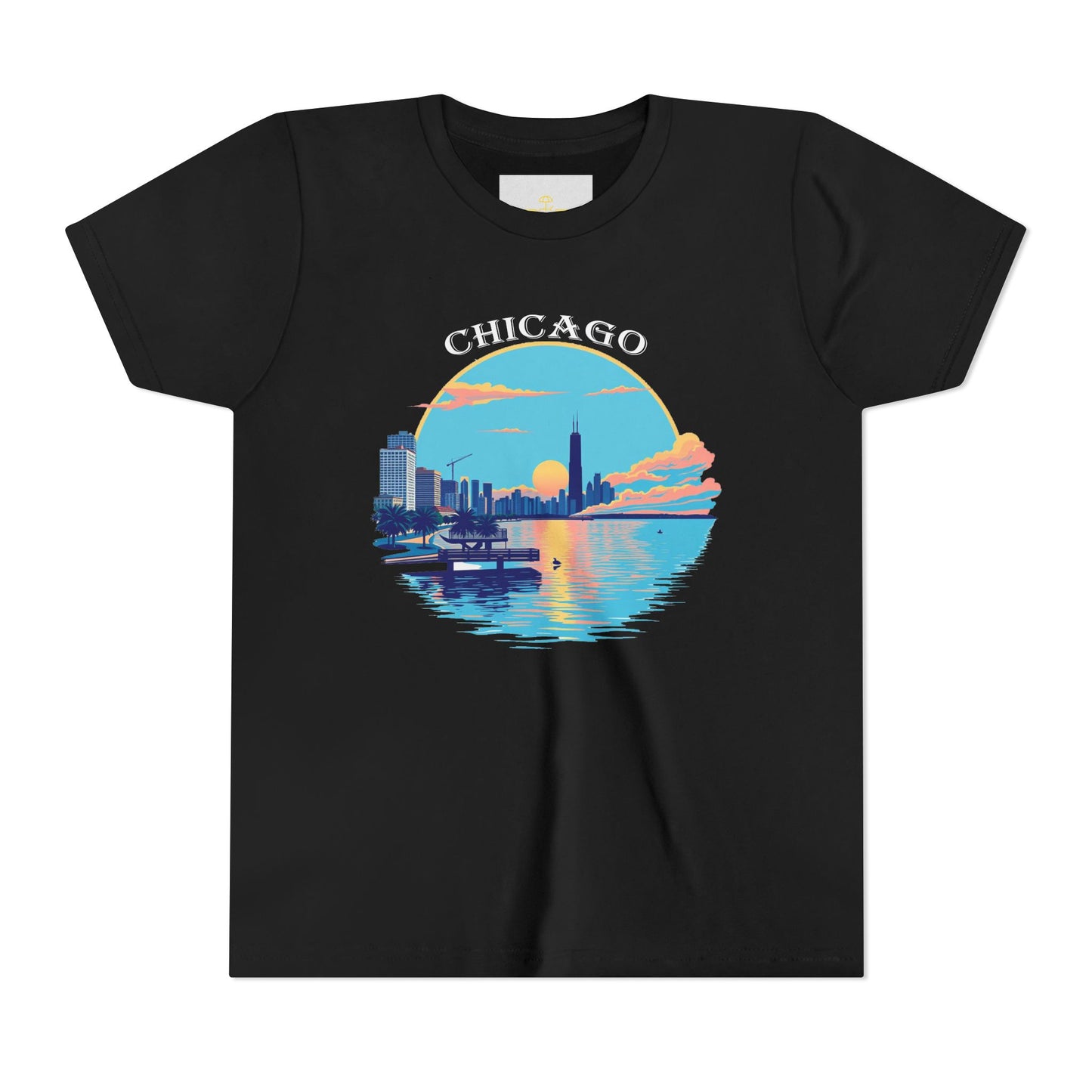 Retro Chicago Unisex Youth Short Sleeve Tee