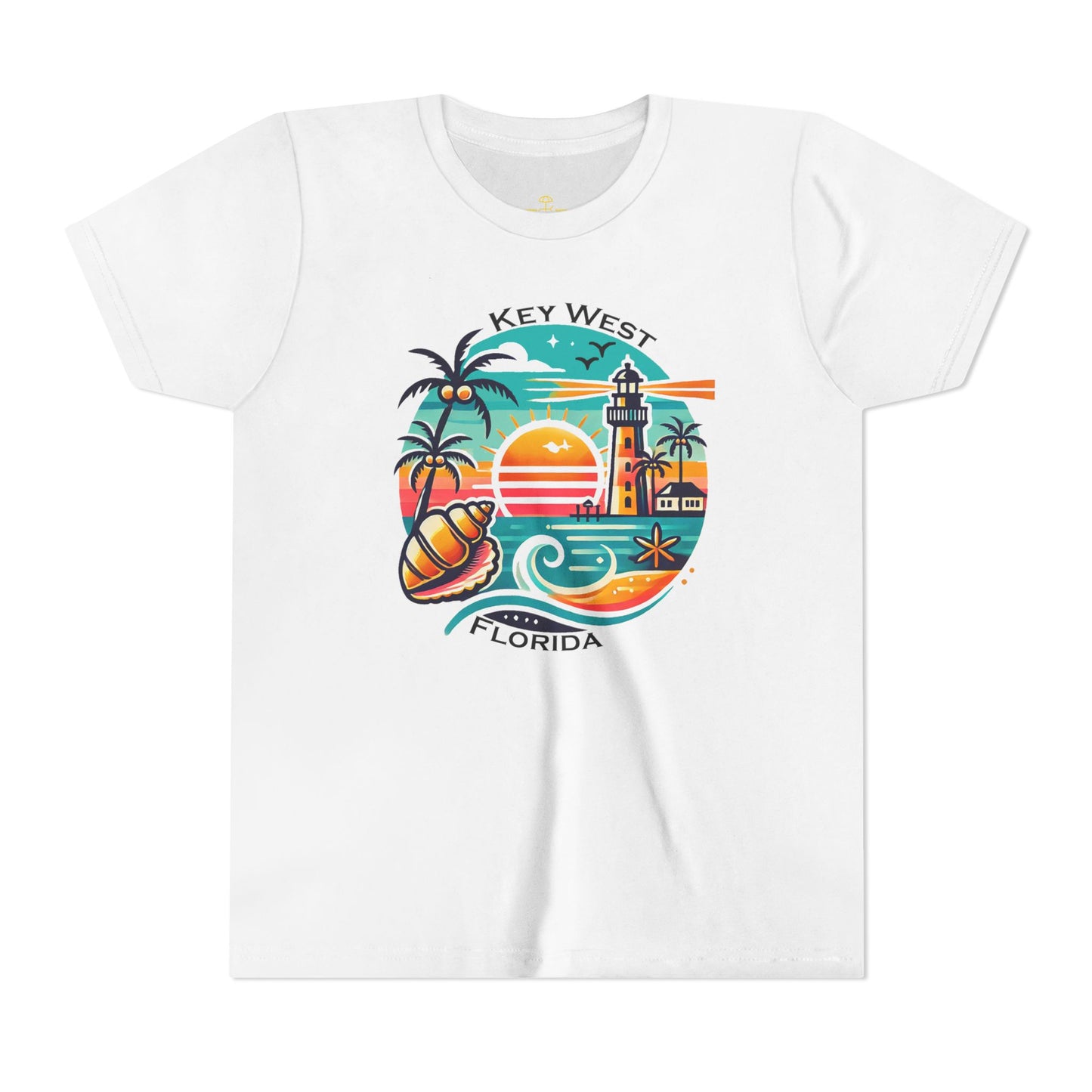 Vibrant Key West Youth Short Sleeve Tee