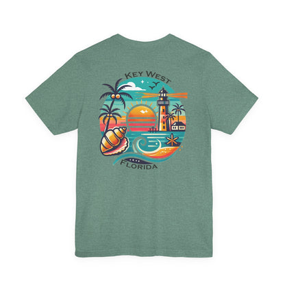 Vibrant Key West Unisex Jersey Short Sleeve Tee