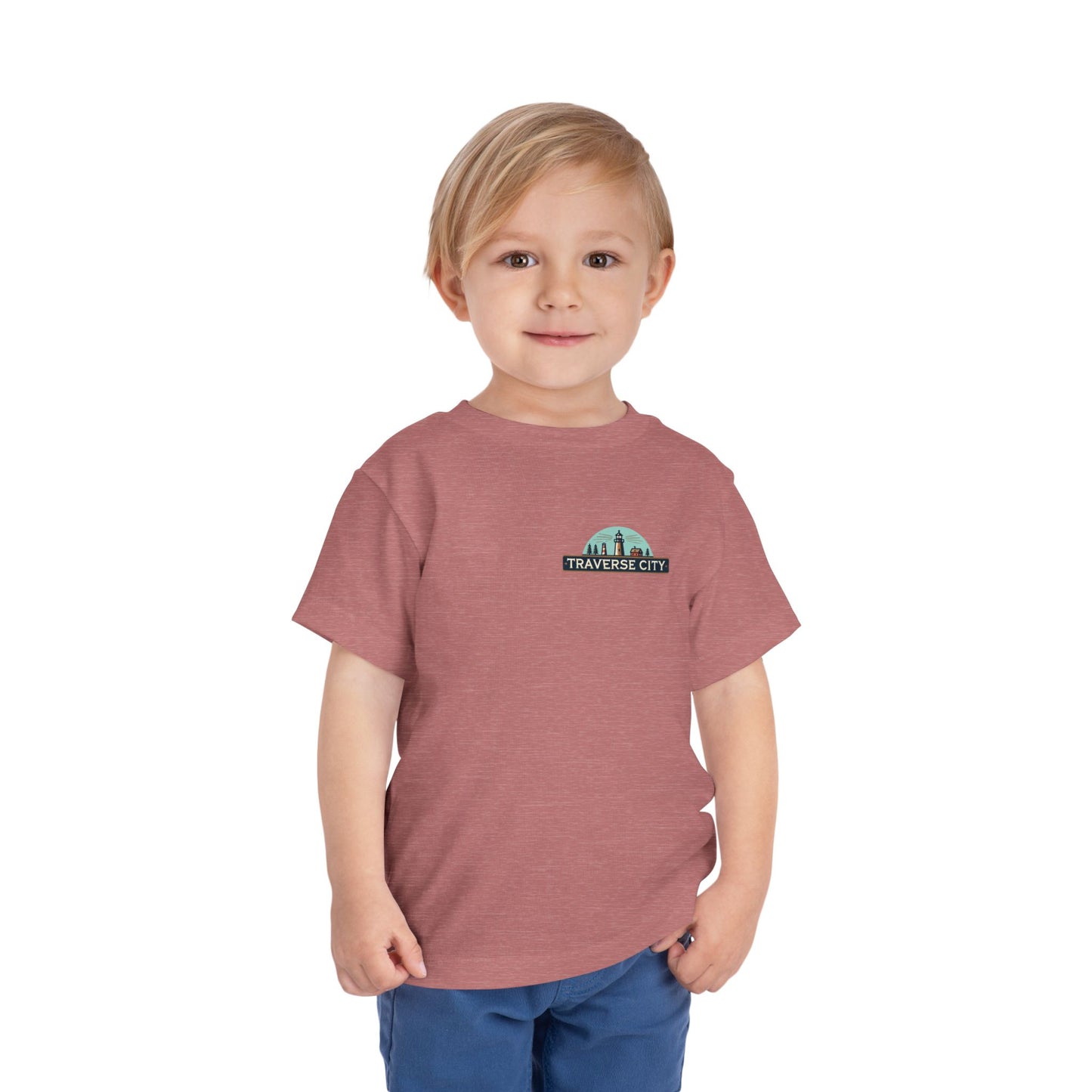 Vintage Traverse City Unisex Toddler Short Sleeve Tee