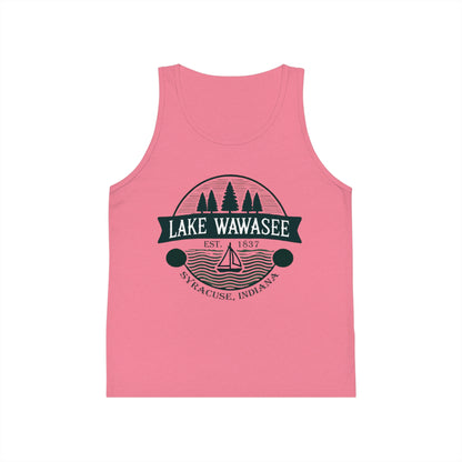 Vintage Lake Wawasee Unisex Kids Jersey Tank Top