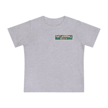 Vintage Fort Lauderdale Unisex Baby Short Sleeve T-Shirt
