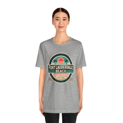 Vintage Fort Lauderdale Unisex Jersey Short Sleeve Tee