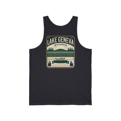 Vintage Lake Geneva Unisex Jersey Tank