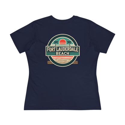 Vintage Fort Lauderdale Women's Cotton Tee
