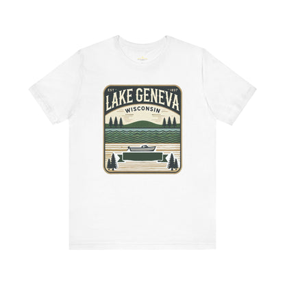 Vintage Lake Geneva Unisex Jersey Short Sleeve Tee