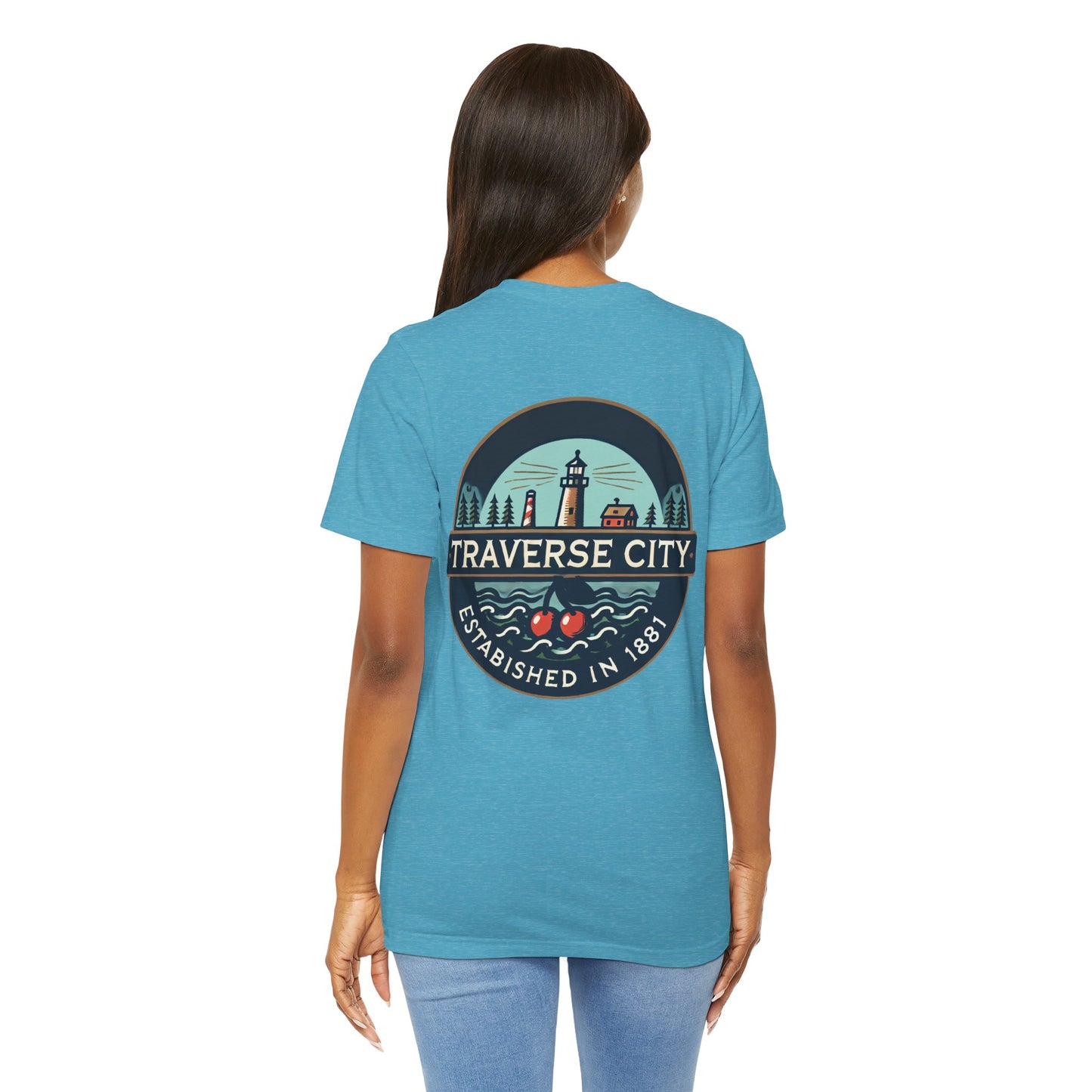 Vintage Traverse City Unisex Jersey Short Sleeve Tee