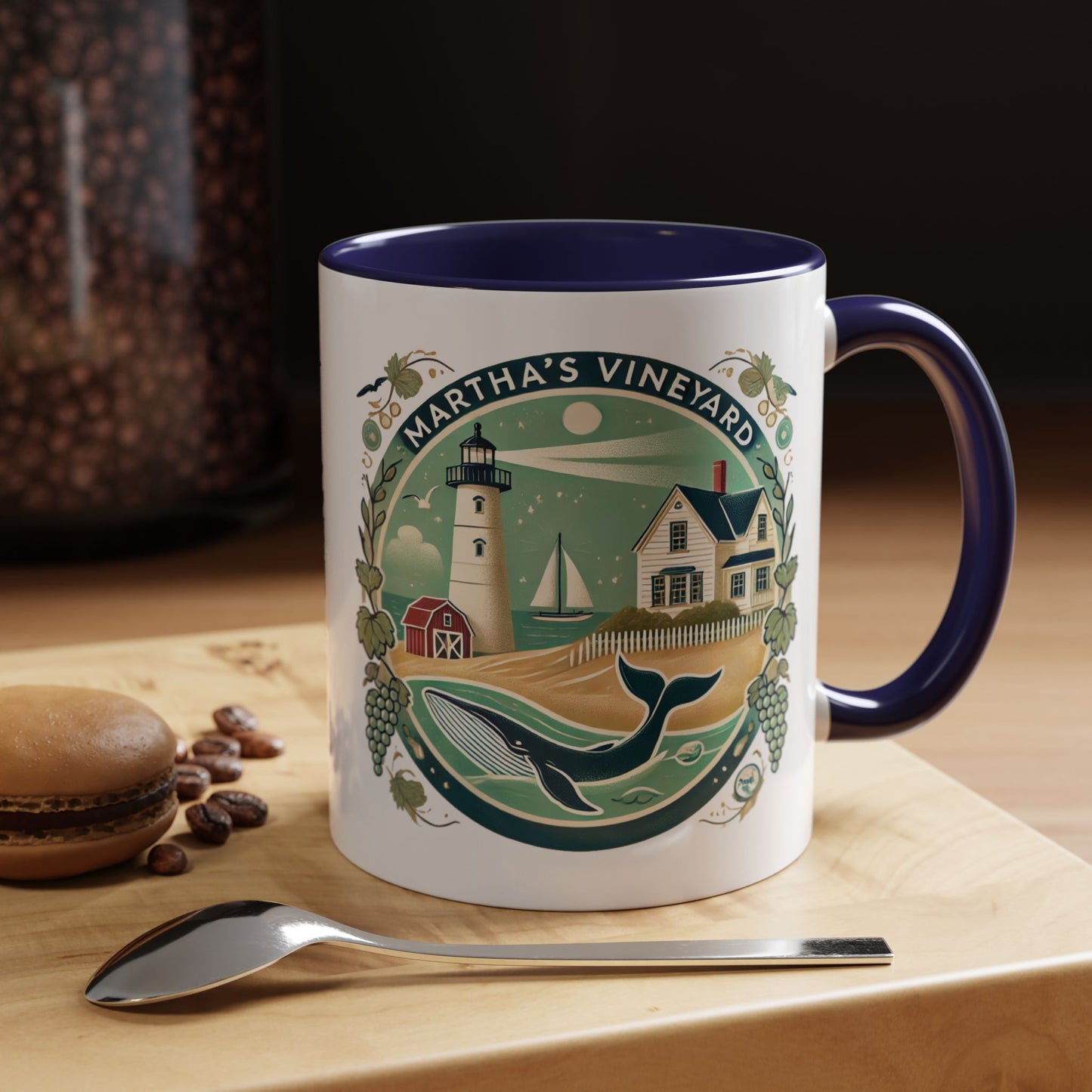 Vintage Martha's Vineyard Accent Coffee Mug