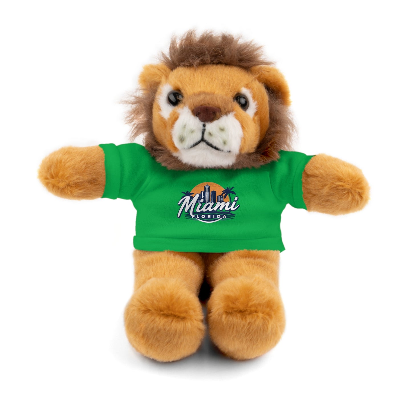 Retro Miami Stuffed Animals with Tee