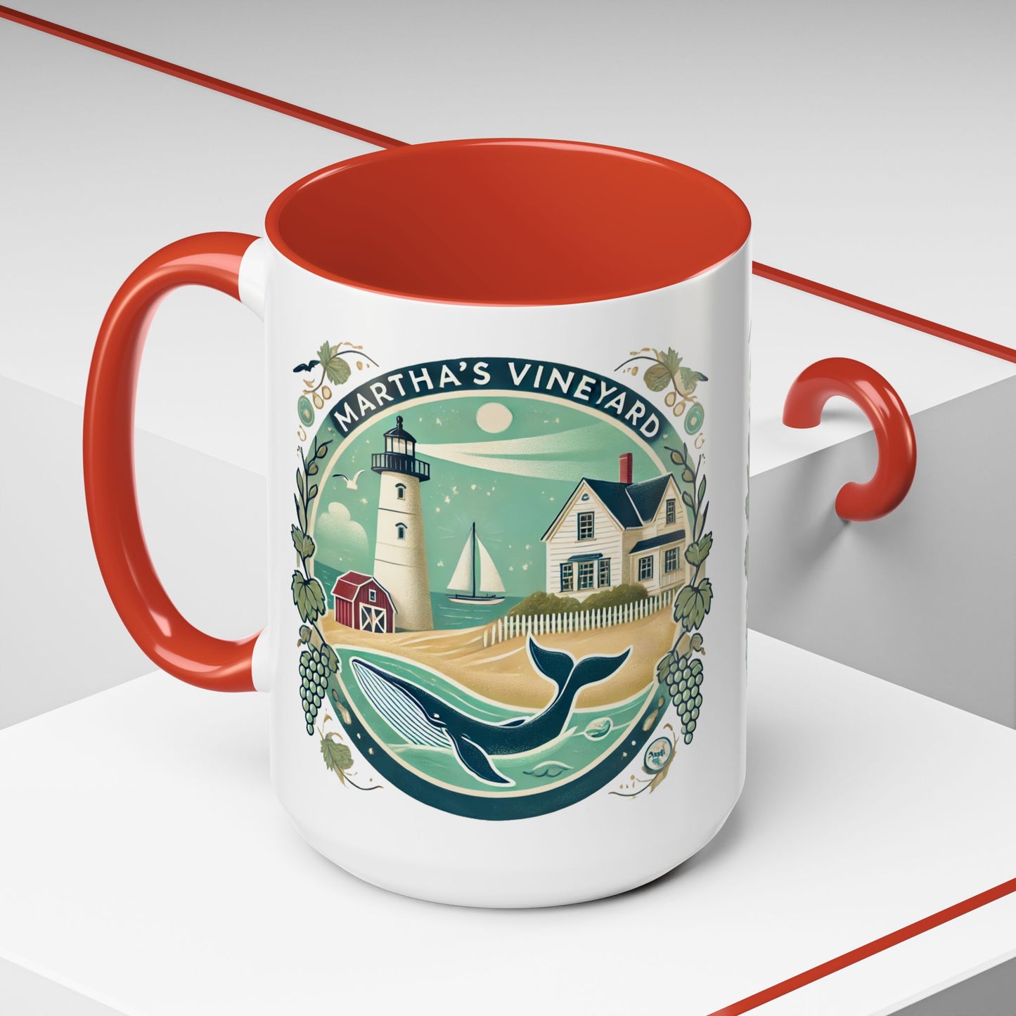 Vintage Martha's Vineyard Accent Coffee Mug