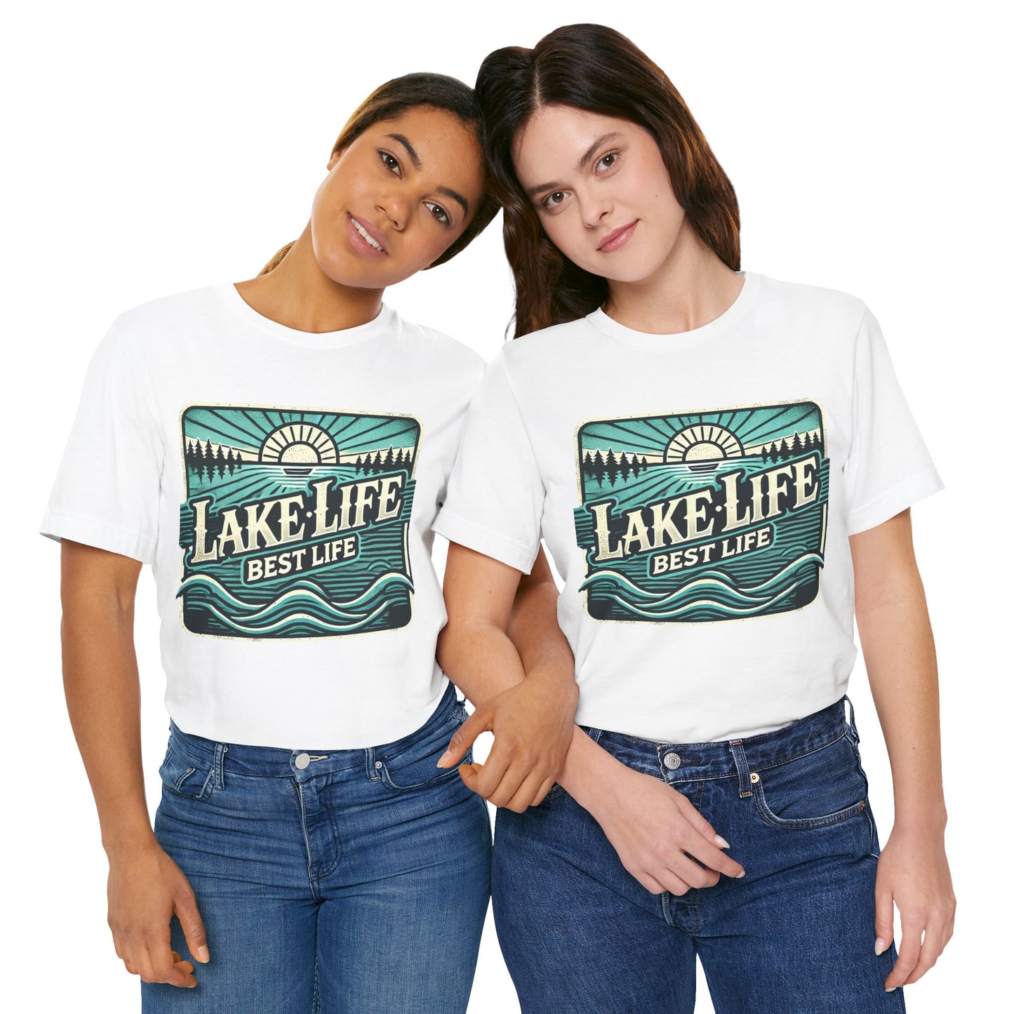 Lake Life Best Life Jersey Short Sleeve Tee