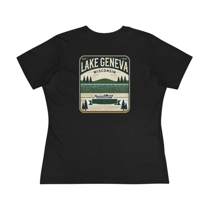 Vintage Lake Geneva Women's Cotton Tee