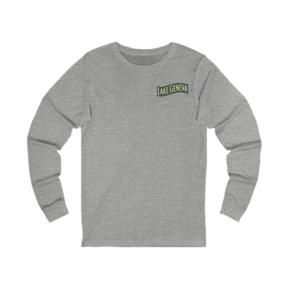 Retro Lake Geneva Unisex Jersey Long Sleeve Tee