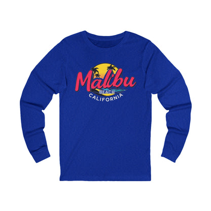 Retro Malibu Unisex Jersey Long Sleeve Tee