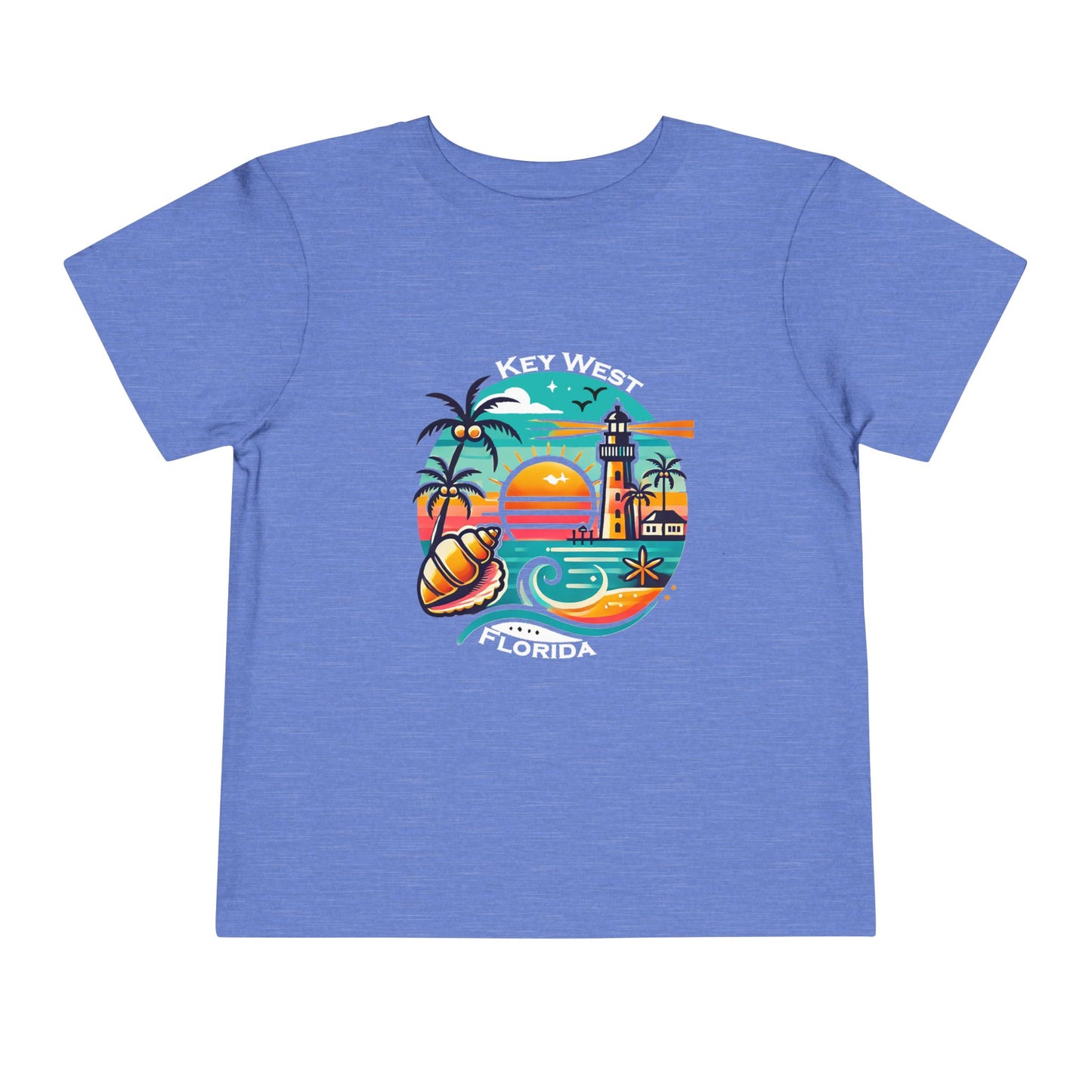 Vibrant Key West Toddler Short Sleeve Tee