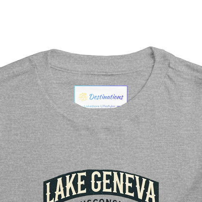 Vintage Lake Geneva Unisex Toddler Short Sleeve Tee