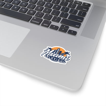 Retro Miami Kiss-Cut Sticker