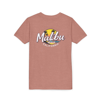 Retro Malibu Unisex Youth Short Sleeve Tee
