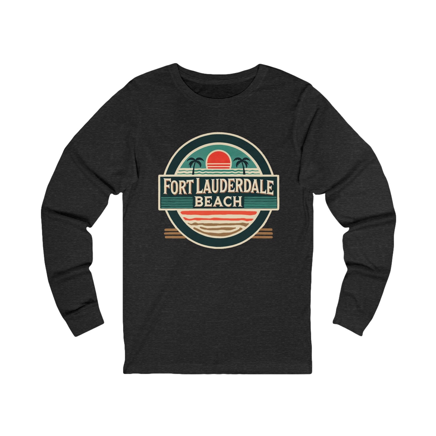 Vintage Fort Lauderdale Unisex Jersey Long Sleeve Tee