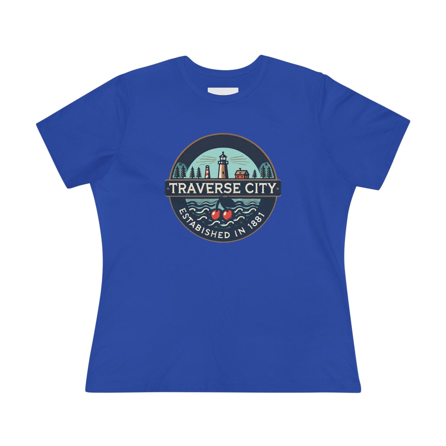 Vintage Traverse City Women's Cotton Tee