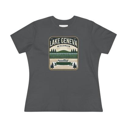 Vintage Lake Geneva Women's Cotton Tee