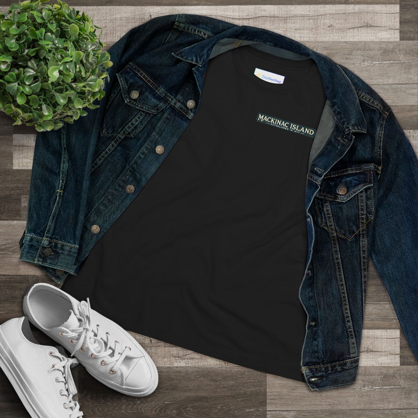 Vintage Mackinac Island Women's Cotton Tee