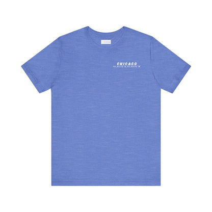 Latitudes Chicago Skyline Unisex Jersey Short Sleeve Tee