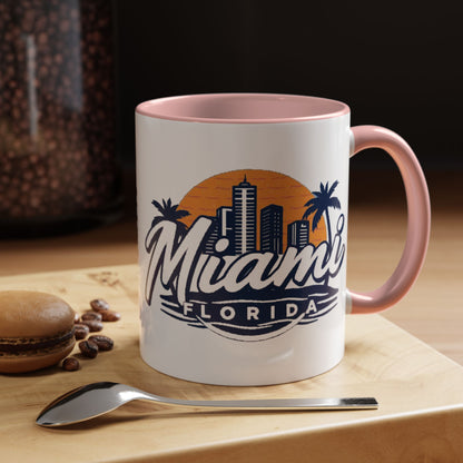 Retro Miami Accent Coffee Mug