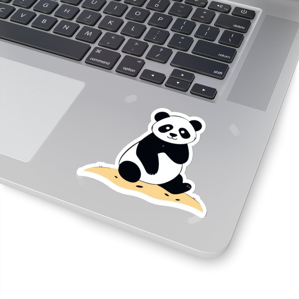 Beach Panda Kiss-Cut Sticker