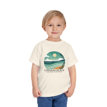 Coastal Vibes Condado Beach Unisex Toddler Short Sleeve Tee