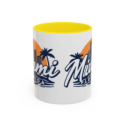 Retro Miami Accent Coffee Mug