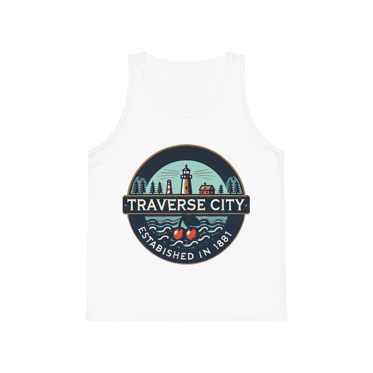 Vintage Traverse City Unisex Kids Jersey Tank Top