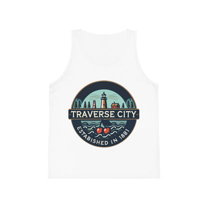 Vintage Traverse City Unisex Kids Jersey Tank Top