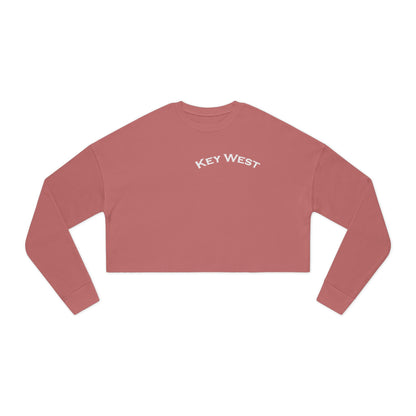 Vibrant Key West Women's Cropped Sweatshirt