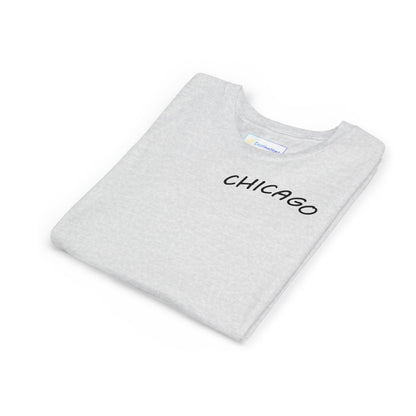 Retro Chicago Sunset Unisex Youth Short Sleeve Tee