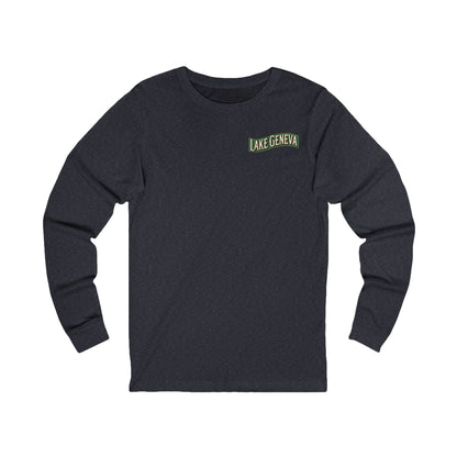 Retro Lake Geneva Unisex Jersey Long Sleeve Tee