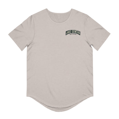 Vintage Lake Geneva Men's Jersey Curved Hem Tee