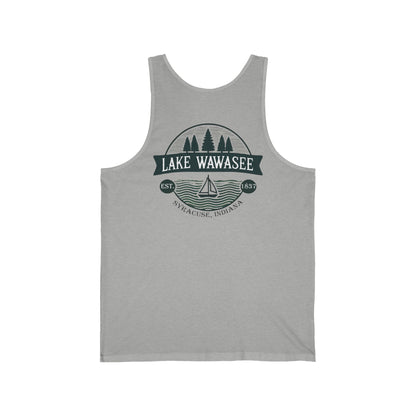 Vintage Lake Wawasee Unisex Jersey Tank