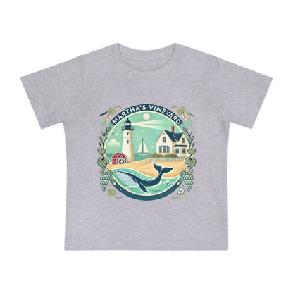 Vintage Martha's Vineyard Unisex Baby Short Sleeve T-Shirt