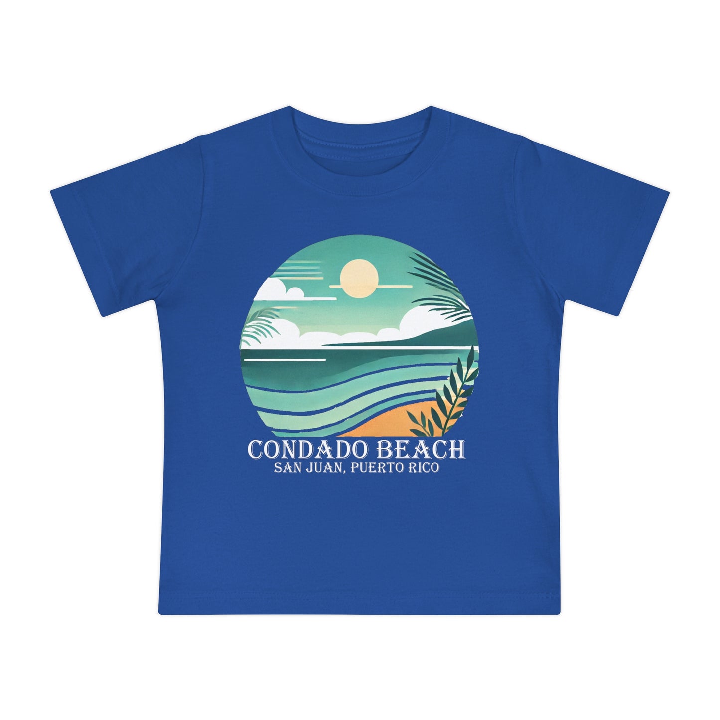 Coastal Vibes Condado Beach Unisex Baby Short Sleeve T-Shirt