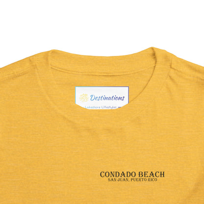 Coastal Vibes Condado Beach Unisex Toddler Short Sleeve Tee