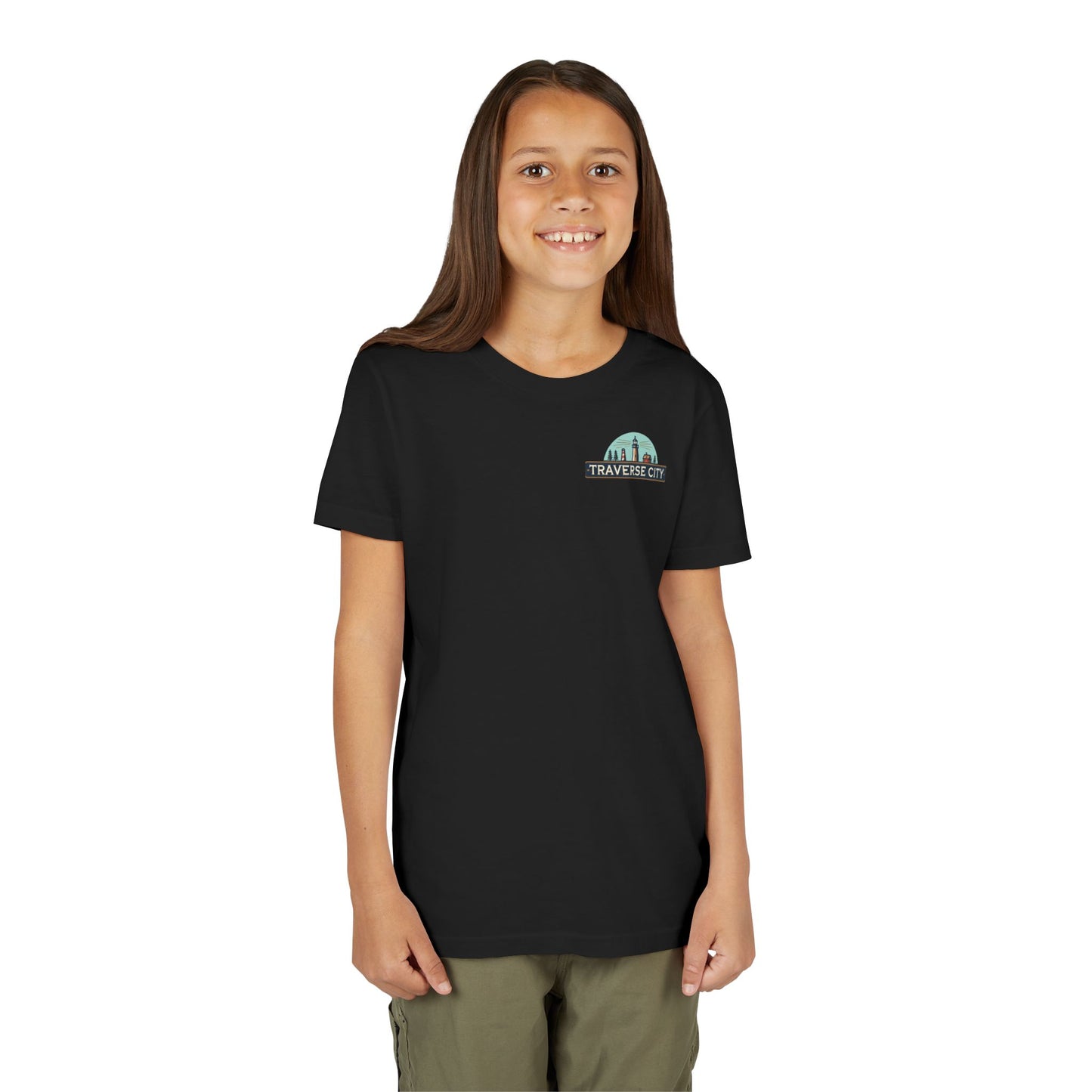 Vintage Traverse City Unisex Youth Short Sleeve Tee