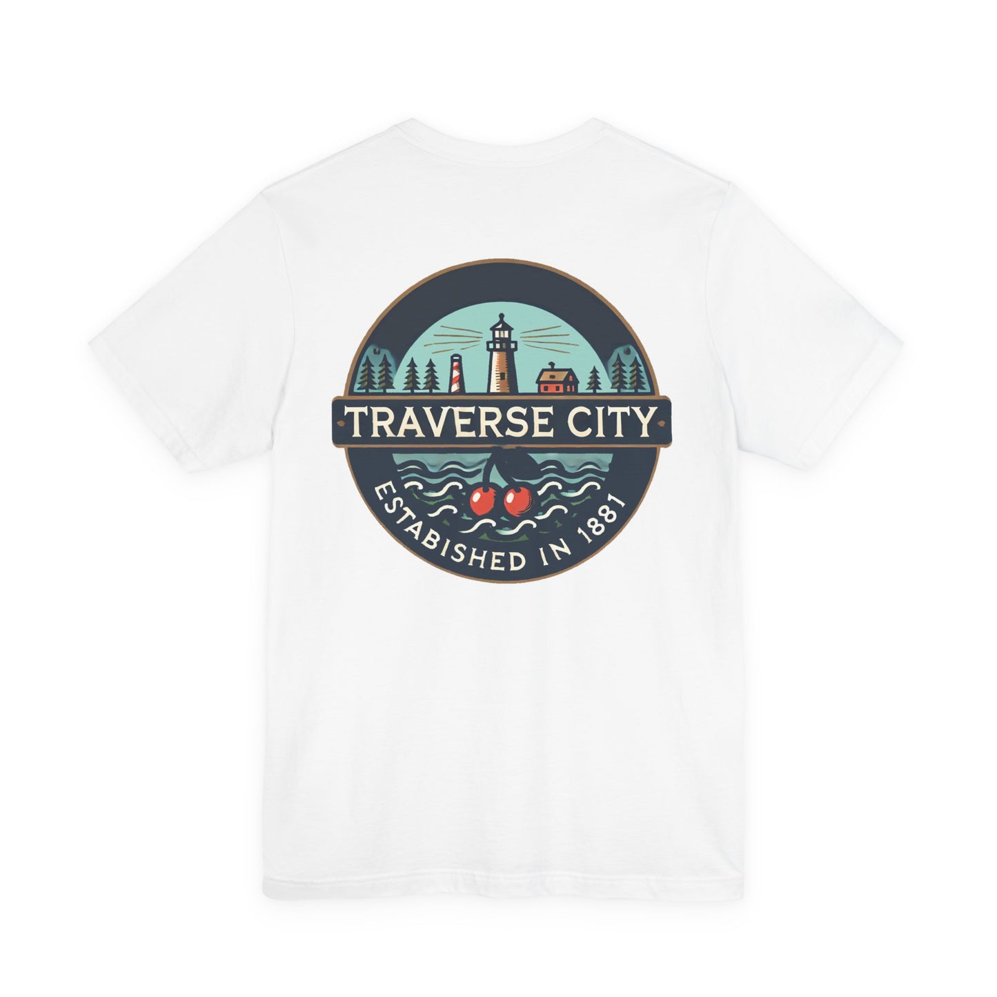 Vintage Traverse City Unisex Jersey Short Sleeve Tee