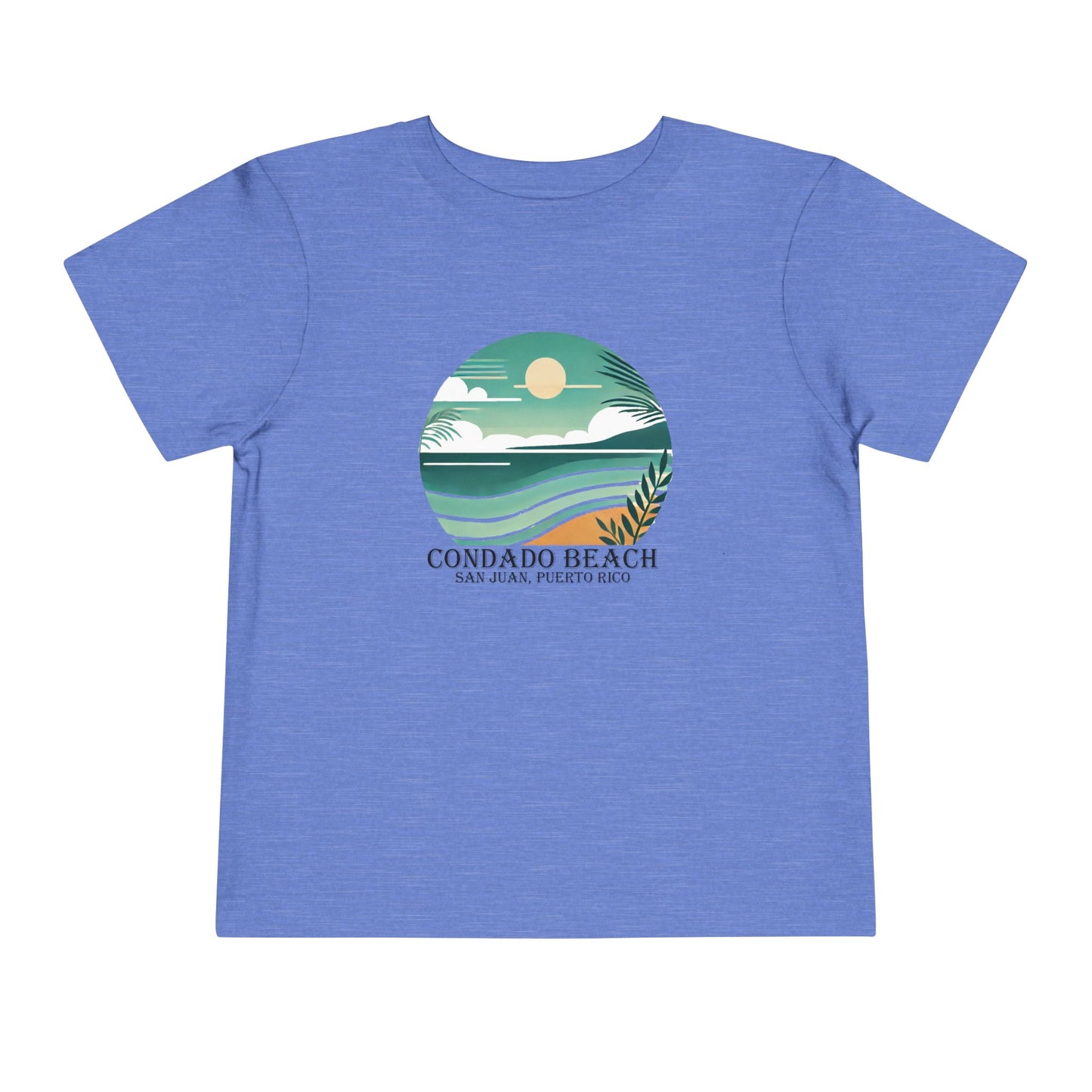 Coastal Vibes Condado Beach Unisex Toddler Short Sleeve Tee