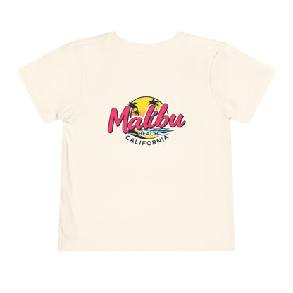 Retro Malibu Unisex Toddler Short Sleeve Tee