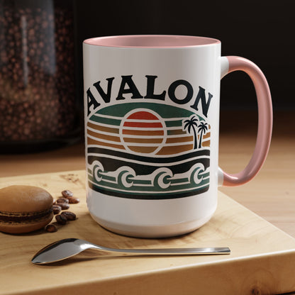 Retro Avalon Accent Coffee Mug